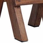 Taburete Natural 30 x 30 x 48 cm Madera maciza recuperada