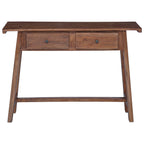 Escritorio Marrón 110 x 30 x 79 cm Madera de Caoba Sólida