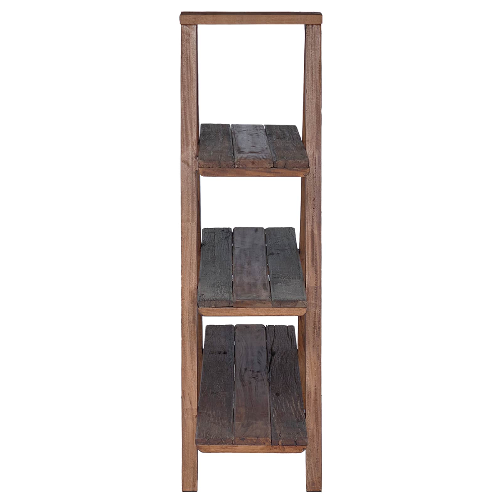 Estantería plegable con estante Marrón 79.5 x 35 x 112 cm
