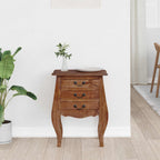 Baúl de almacenamiento 48 x 35 x 64 cm Madera de Caoba Sólida