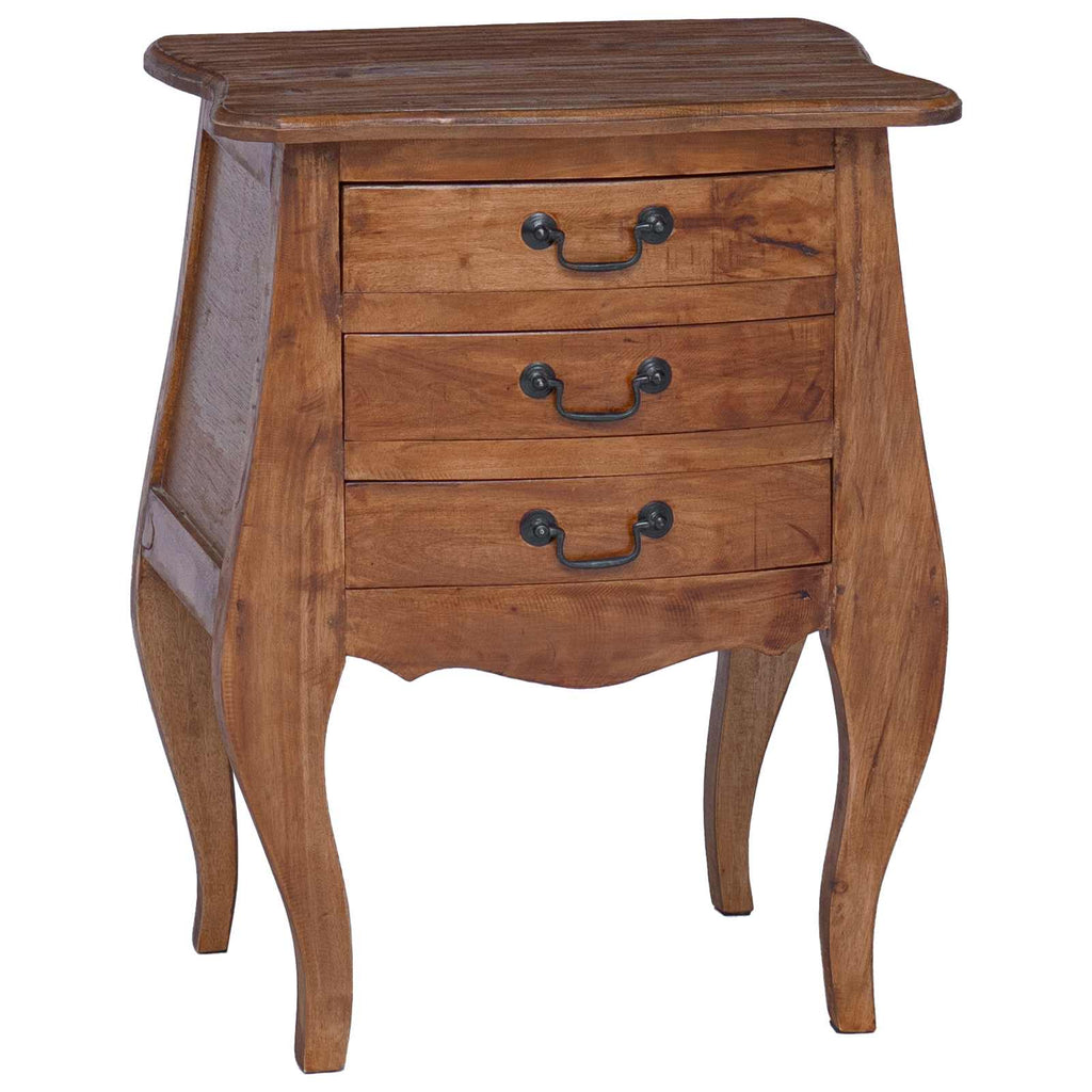 Baúl de almacenamiento 48 x 35 x 64 cm Madera de Caoba Sólida