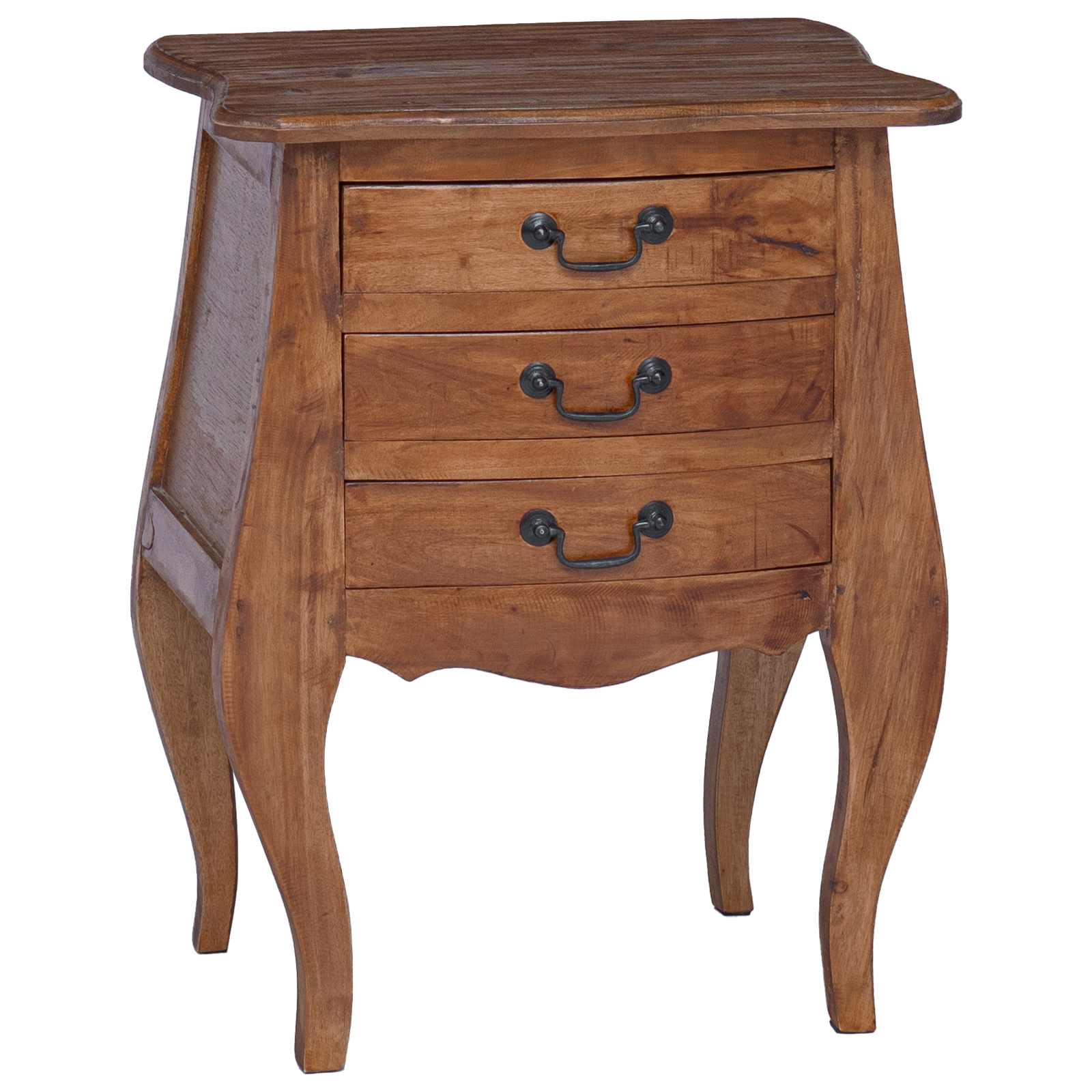 Baúl de almacenamiento 48 x 35 x 64 cm Madera de Caoba Sólida
