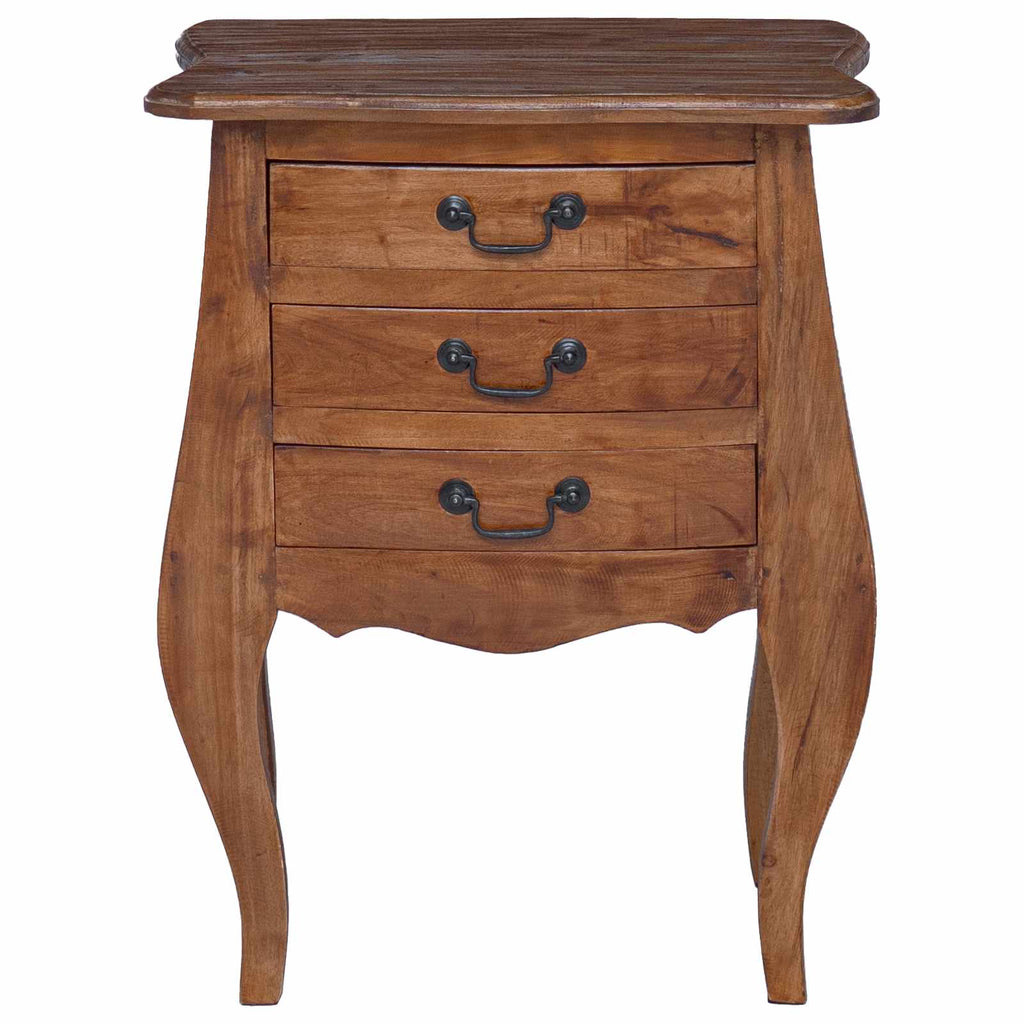 Baúl de almacenamiento 48 x 35 x 64 cm Madera de Caoba Sólida