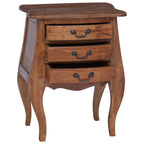 Baúl de almacenamiento 48 x 35 x 64 cm Madera de Caoba Sólida