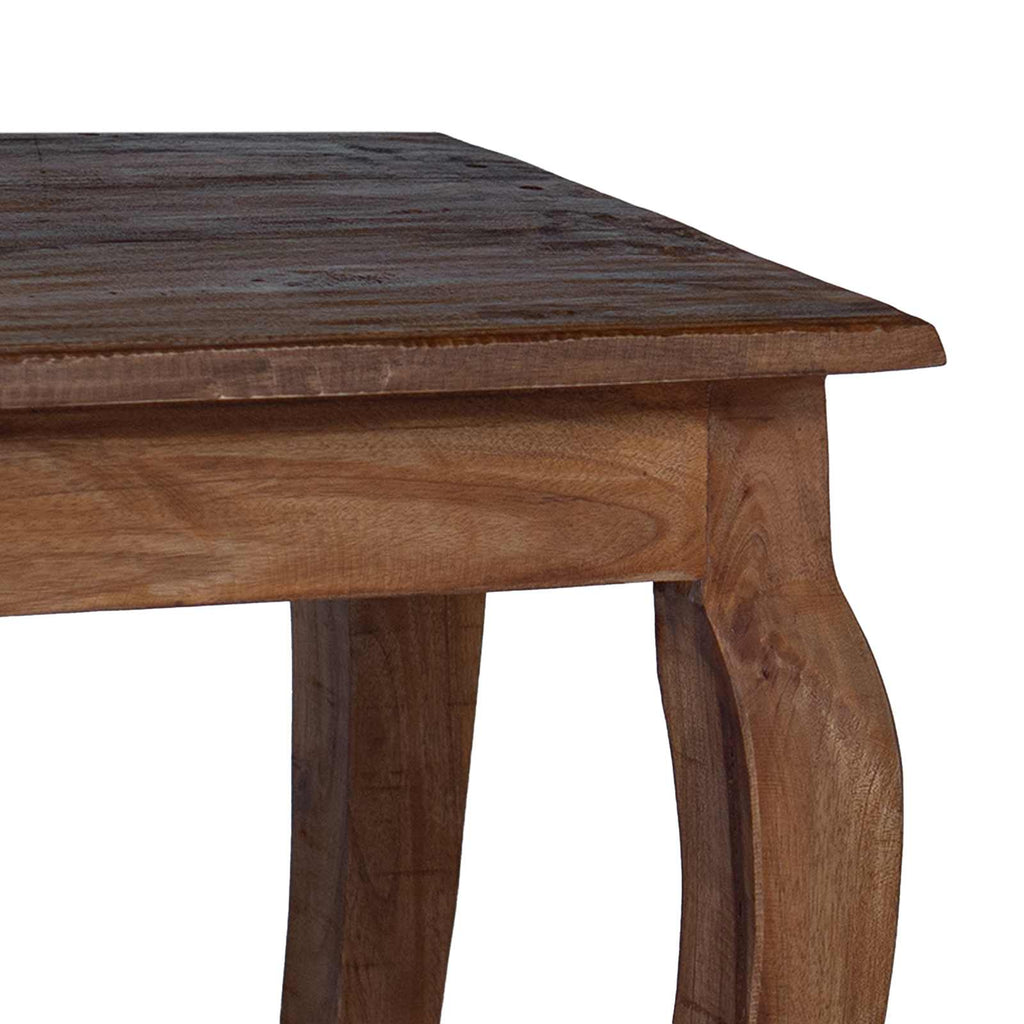 Mesa Nido 3 pcs Marrón Madera maciza de Caoba