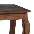 Mesa Nido 3 pcs Marrón Madera maciza de Caoba