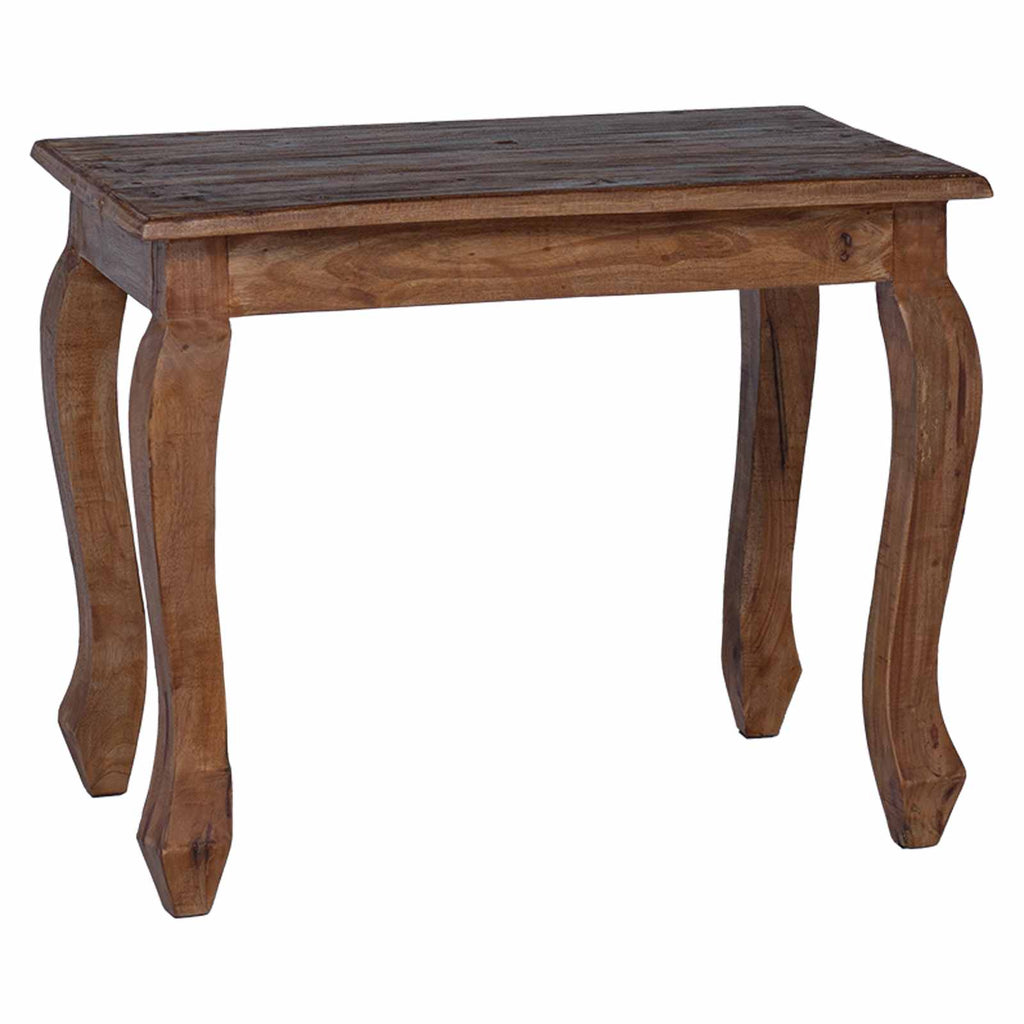 Mesa Nido 3 pcs Marrón Madera maciza de Caoba
