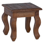 Mesa Nido 3 pcs Marrón Madera maciza de Caoba