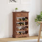 Estante de Vino 55 x 23 x 85 cm Madera de Caoba Sólida