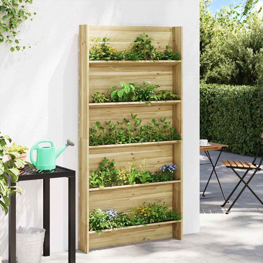 Estanterías para plantas con estante Marrón 90 x 15 x 180 cm