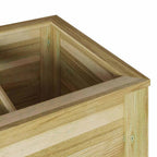 Macetero Alto con estante Marrón 85,5 x 46,5 x 96 cm