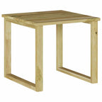 Mesa Natural 40 x 40 x 36 cm Madera de pino impregnada