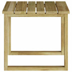 Mesa Natural 40 x 40 x 36 cm Madera de pino impregnada