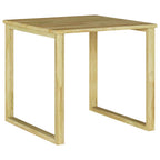 Mesa Natural 50,5 x 50 x 46 cm Madera de pino impregnada