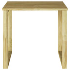 Mesa Natural 50,5 x 50 x 46 cm Madera de pino impregnada