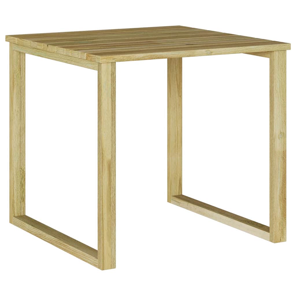 Mesa 3 pcs Natural Madera de pino impregnada
