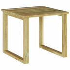 Mesa 3 pcs Natural Madera de pino impregnada