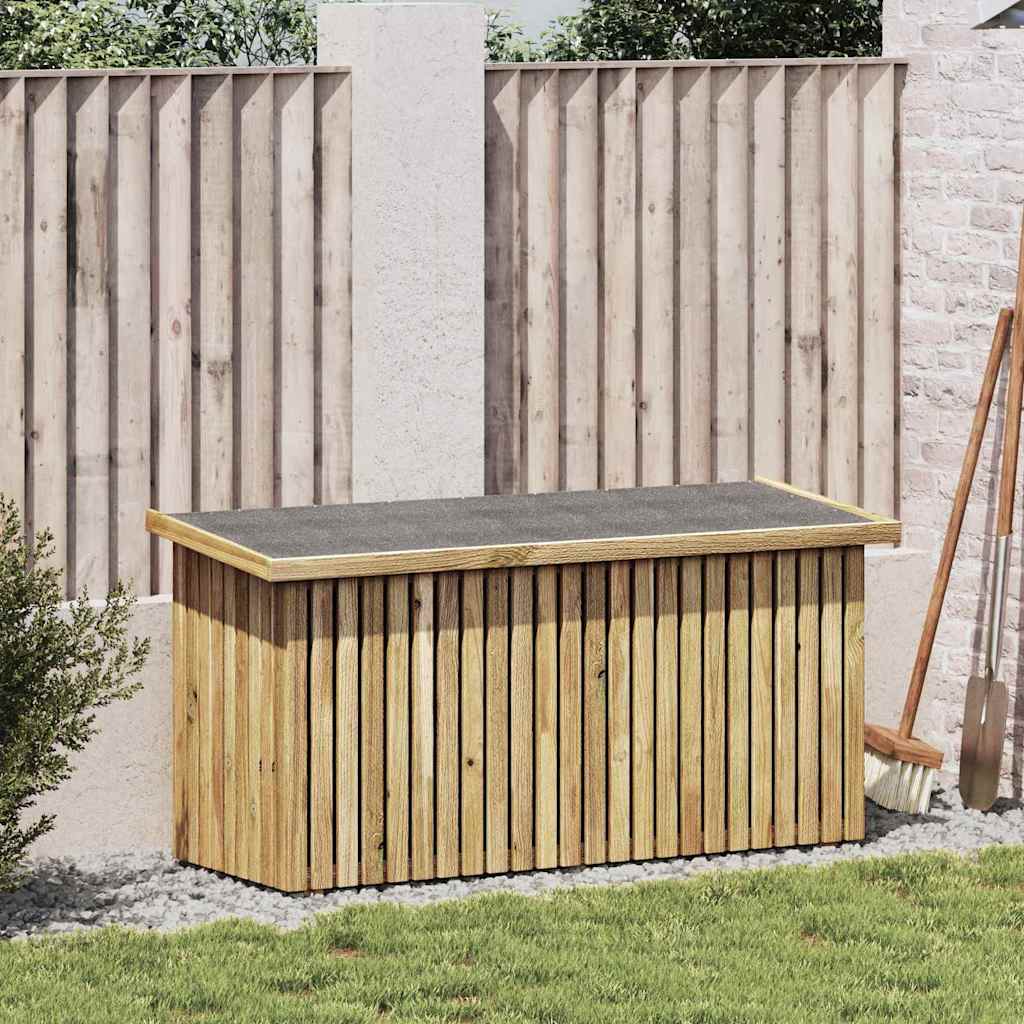Arca de Armazenamento para Jardim Natural 119 x 44 x 58,5 cm