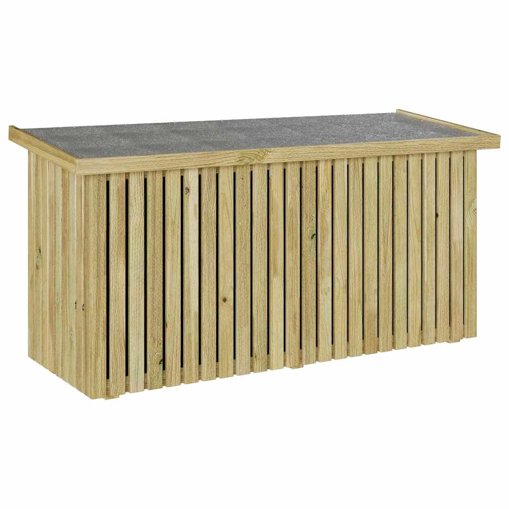 Arca de Armazenamento para Jardim Natural 119 x 44 x 58,5 cm