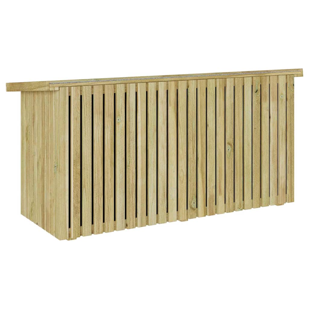 Arca de Armazenamento para Jardim Natural 119 x 44 x 58,5 cm