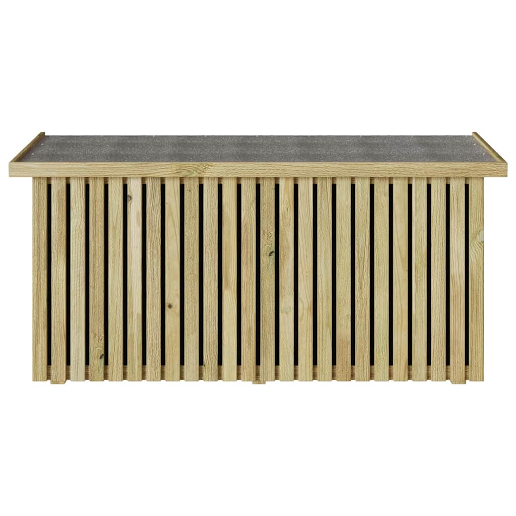 Arca de Armazenamento para Jardim Natural 119 x 44 x 58,5 cm