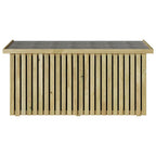 Arca de Armazenamento para Jardim Natural 119 x 44 x 58,5 cm