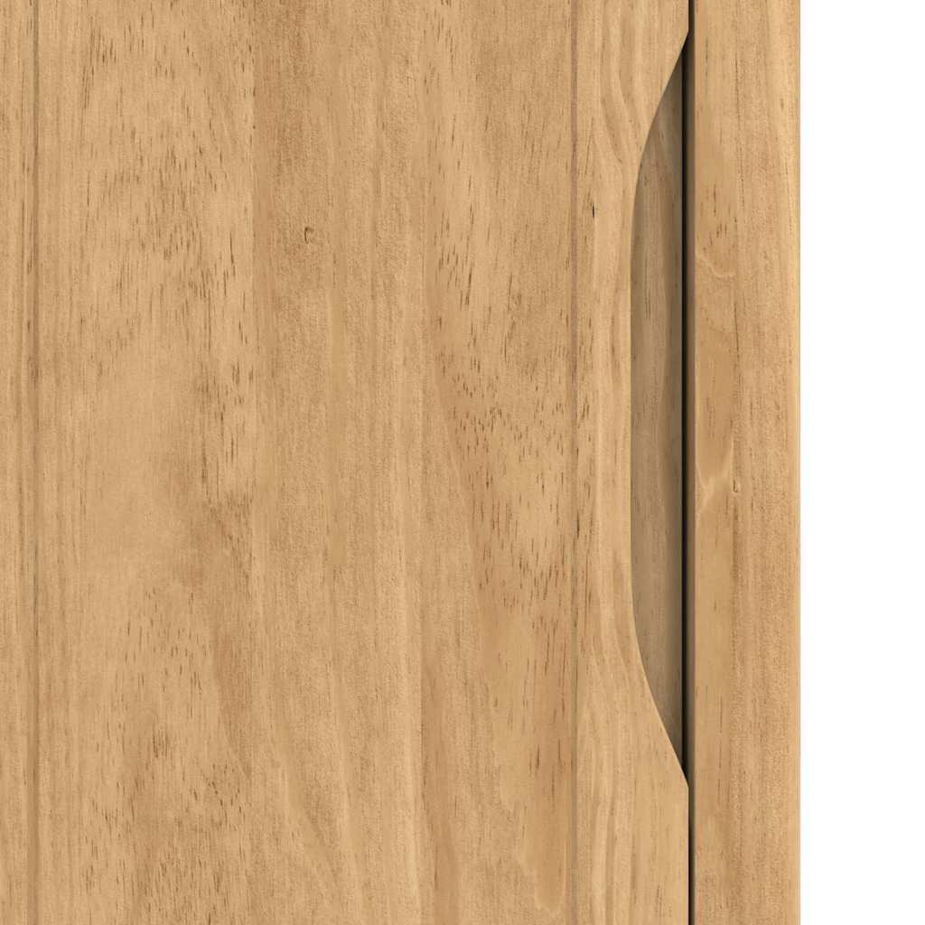 Juego de muebles de baño con cajón FLORO 2 pcs Marrón cera