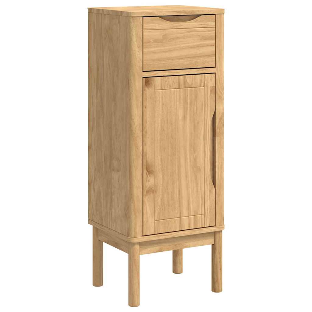 Juego de muebles de baño con cajón FLORO 2 pcs Marrón cera