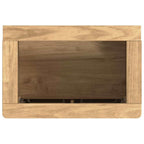 Juego de muebles de baño con cajón FLORO 2 pcs Marrón cera