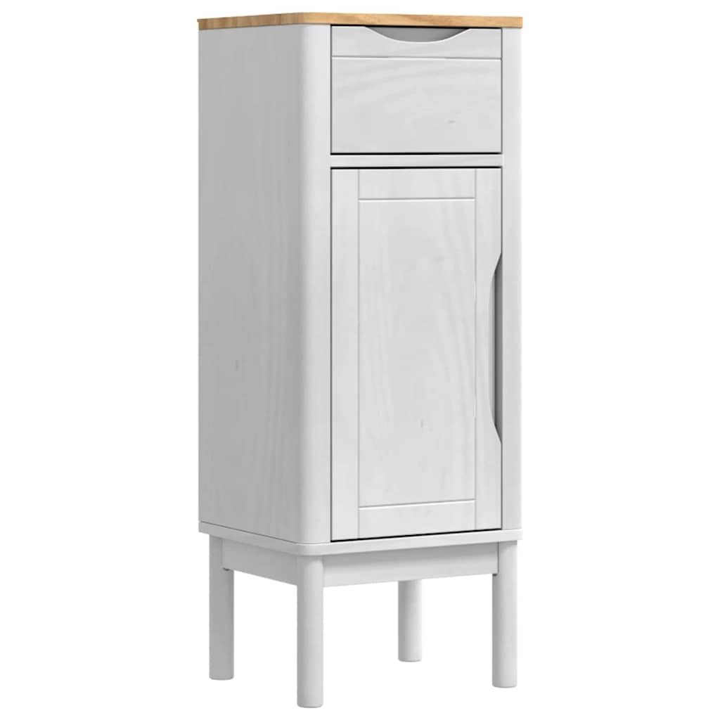 Juego de muebles de baño FLORO 2 pcs Madera de Pino Macizo