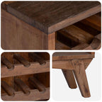 Estante Marrón 60 x 30 x 90 cm Madera sólida recuperada