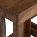 Soporte de plantas 2 pcs Marrón 70 x 11 x 27 cm Madera de Caoba