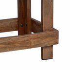 Soporte de plantas 2 pcs Marrón 70 x 11 x 27 cm Madera de Caoba