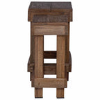 Soporte de plantas 2 pcs Marrón 70 x 11 x 27 cm Madera de Caoba