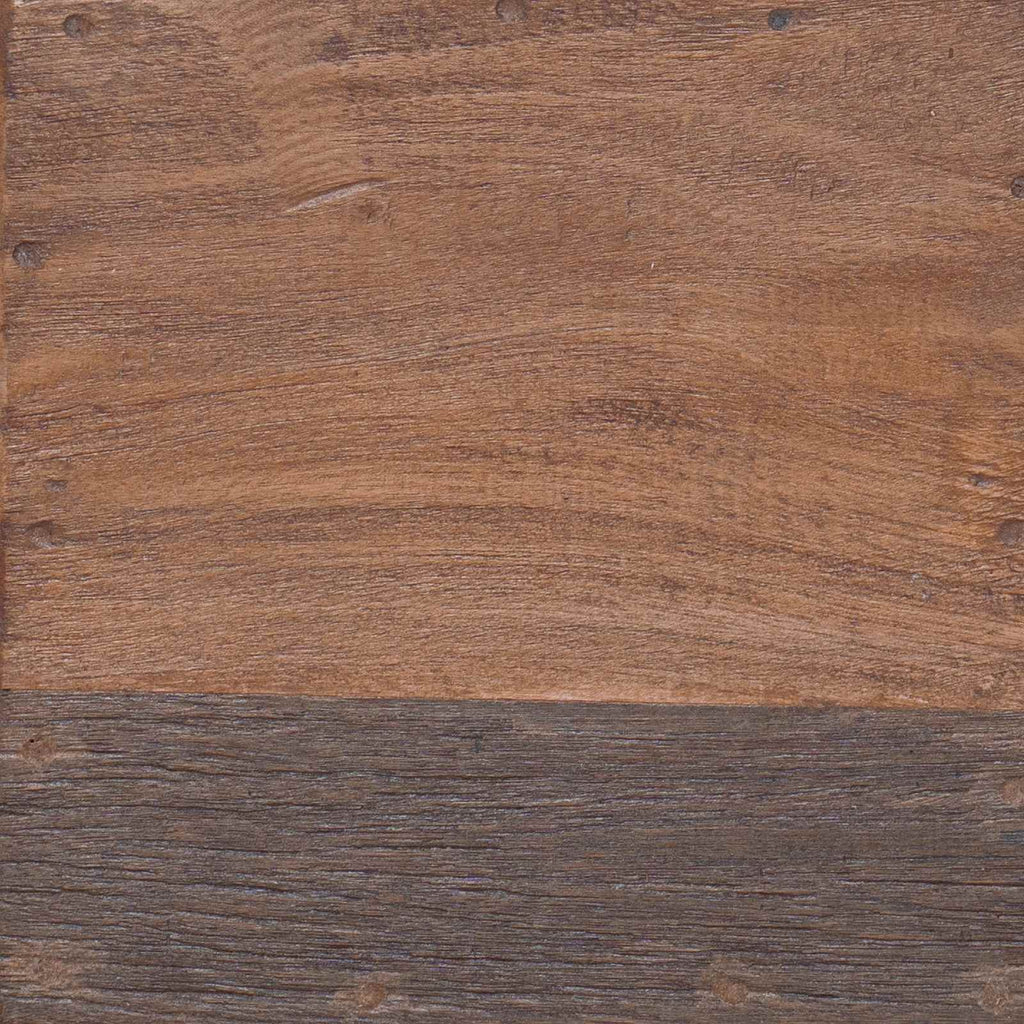 Taburete Natural 29 x 29 x 48 cm Madera maciza recuperada