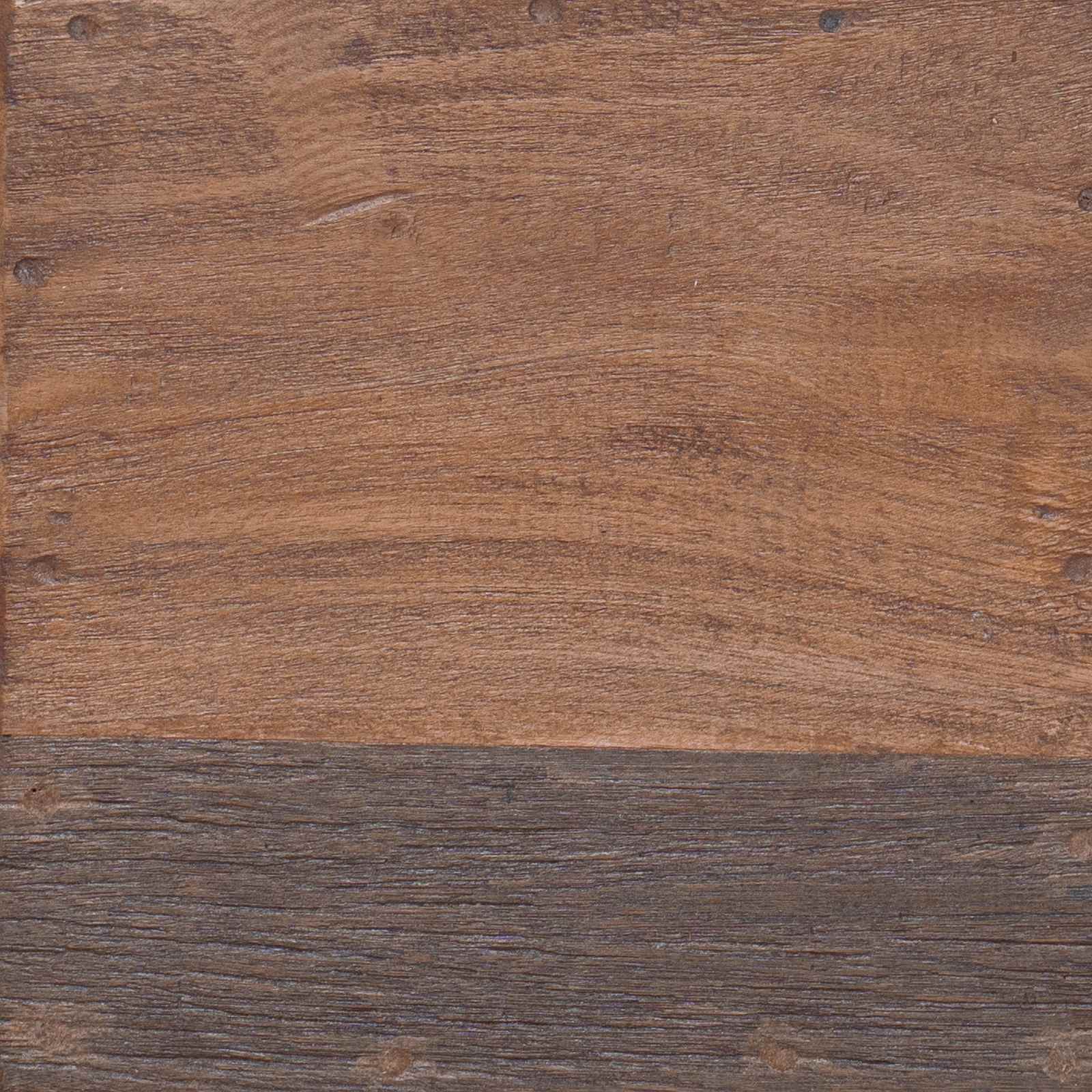 Taburete Natural 29 x 29 x 48 cm Madera maciza recuperada