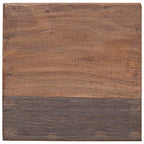 Taburete Natural 29 x 29 x 48 cm Madera maciza recuperada