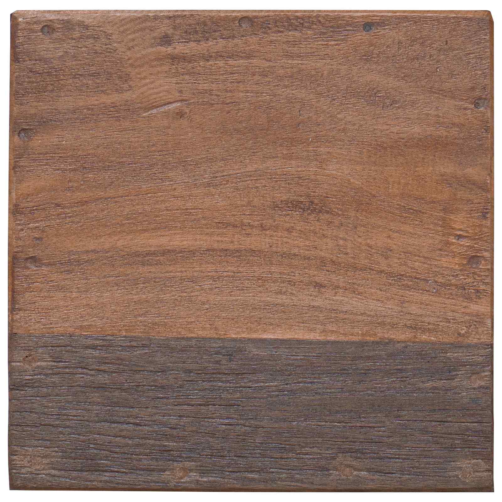 Taburete Natural 29 x 29 x 48 cm Madera maciza recuperada