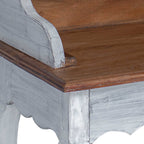 Escritorio Marrón y 80 x 40 x 92 cm Madera maciza de Caoba