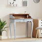 Escritorio Marrón y 80 x 40 x 92 cm Madera maciza de Caoba