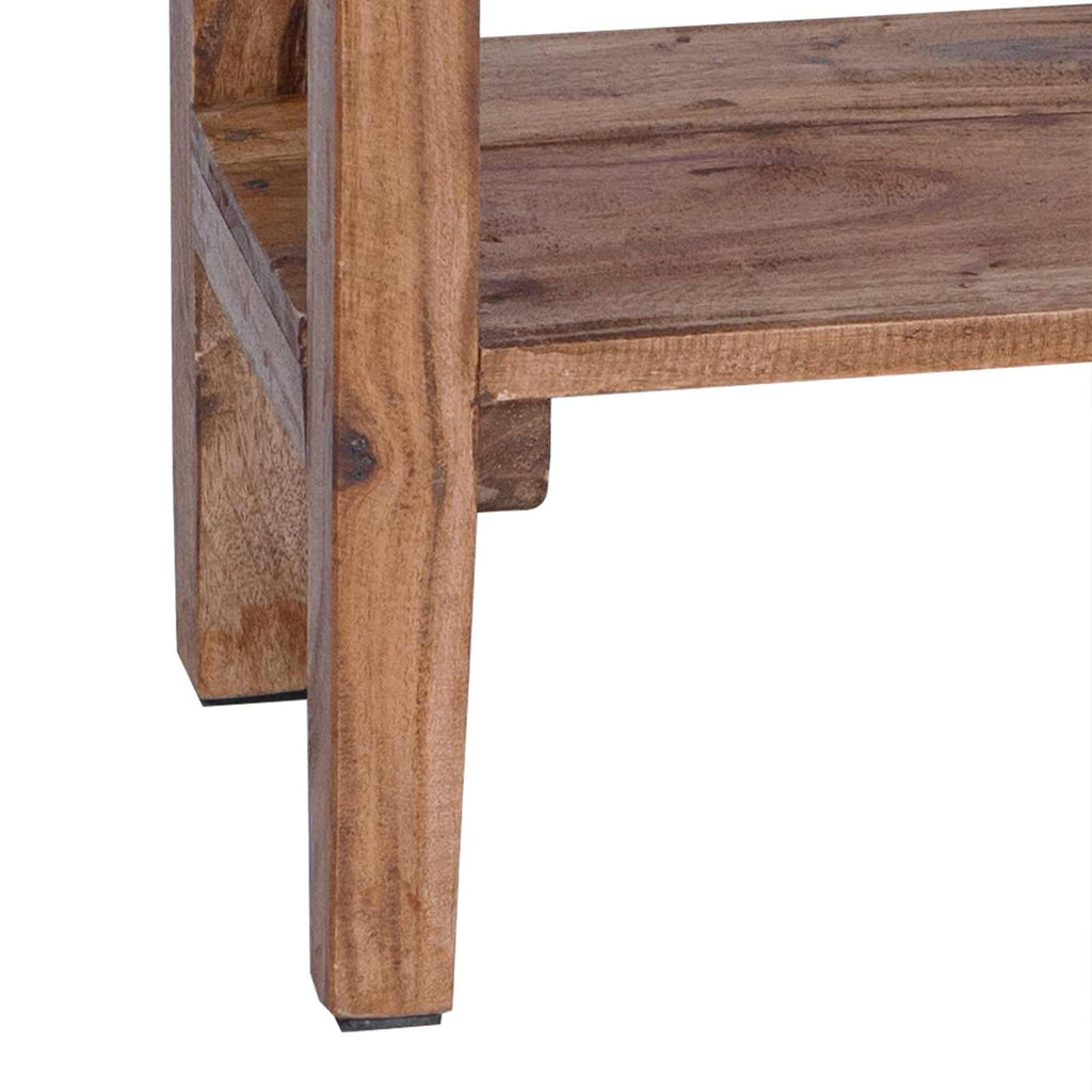 Soporte de plantas Marrón 34 x 25 x 52 cm Madera de Caoba