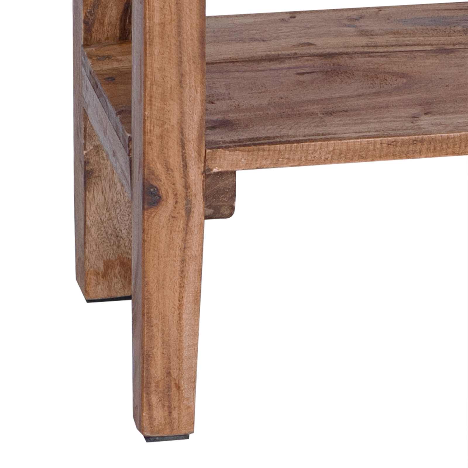 Soporte de plantas Marrón 34 x 25 x 52 cm Madera de Caoba