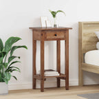 Soporte de plantas Marrón 34 x 25 x 52 cm Madera de Caoba