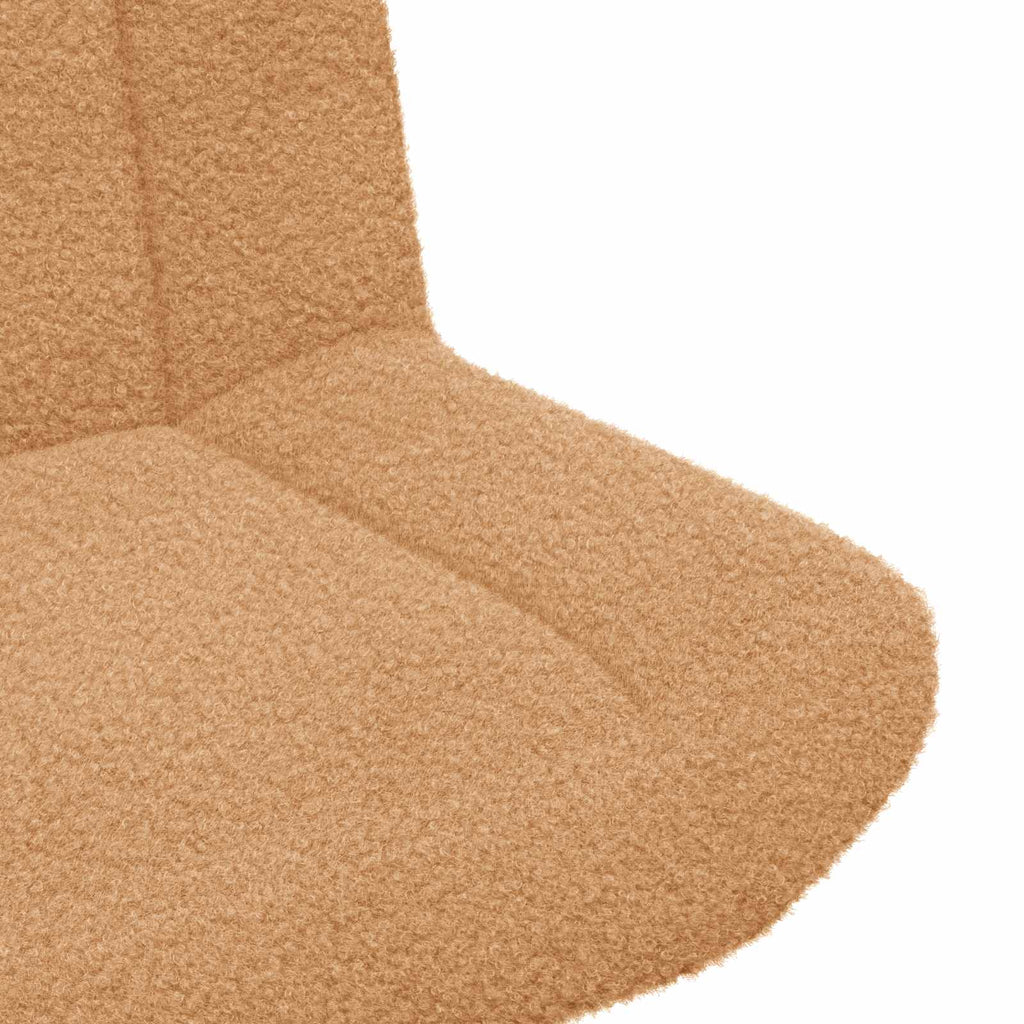 Silla giratoria Beige 63 x 75 x 76 cm Piel de oveja