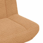 Silla giratoria Beige 63 x 75 x 76 cm Piel de oveja