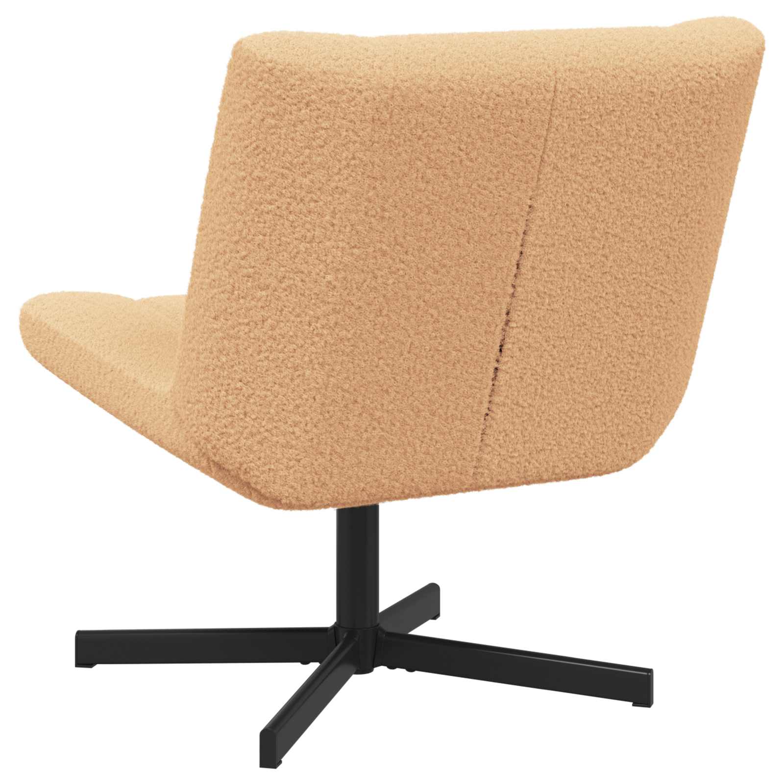 Silla giratoria Beige 63 x 75 x 76 cm Piel de oveja