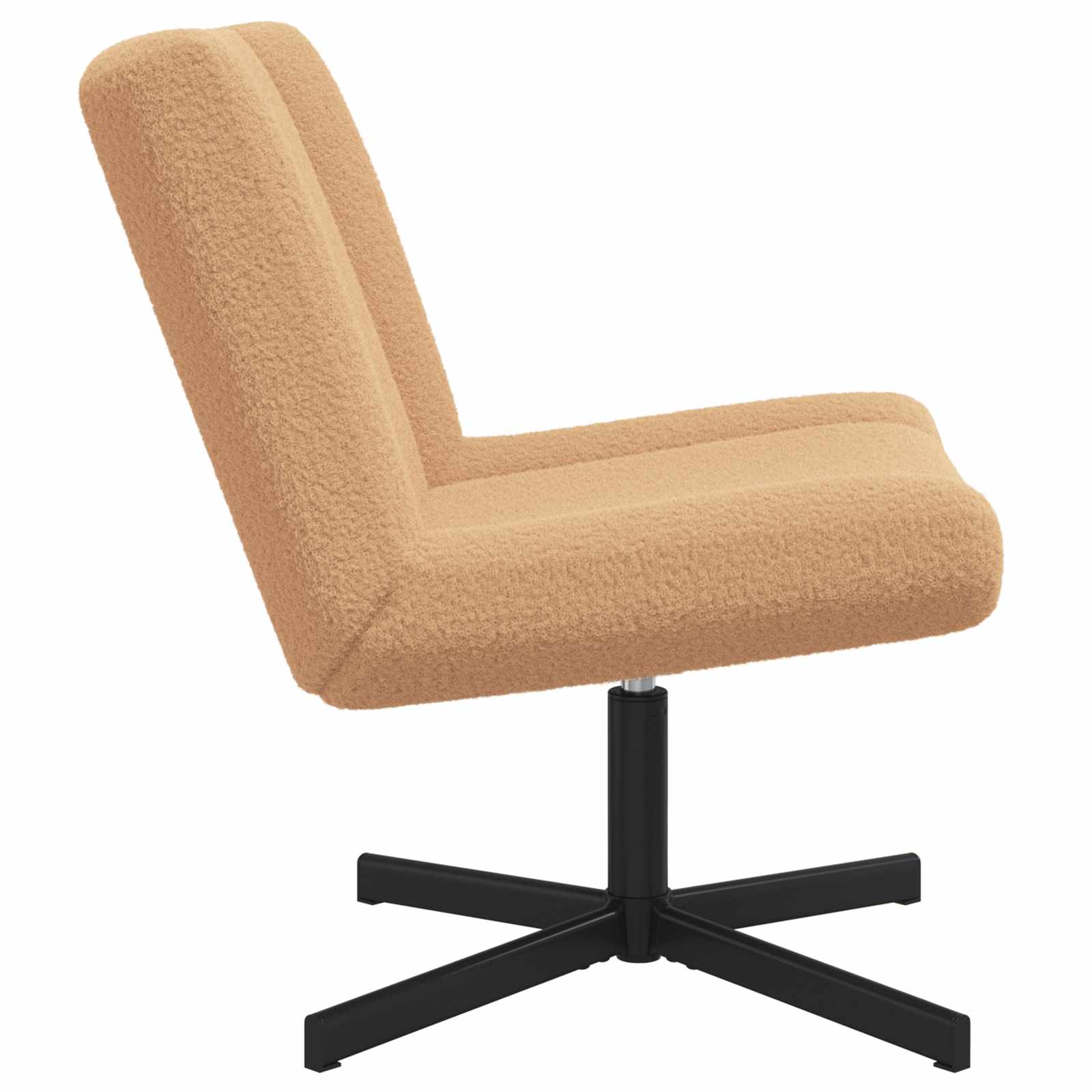 Silla giratoria Beige 63 x 75 x 76 cm Piel de oveja