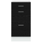 Gabinete Base de Cocina con cajón Roble Negro 40 x 46 x 81,5 cm