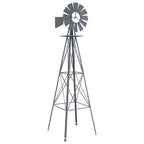 Molino de viento Gris 84 x 68 x 245 cm Hierro