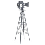 Molino de viento Gris 84 x 68 x 245 cm Hierro
